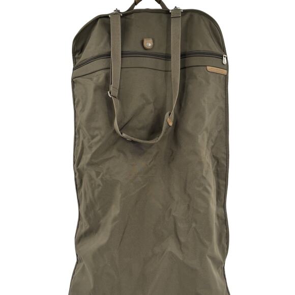 Briggs and Riley Travelware Hanging Garment Bag Olive Green 379-7 - Picture 3 of 8